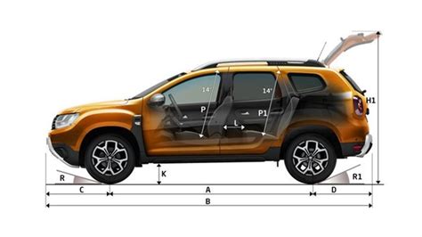 how tall is a dacia duster